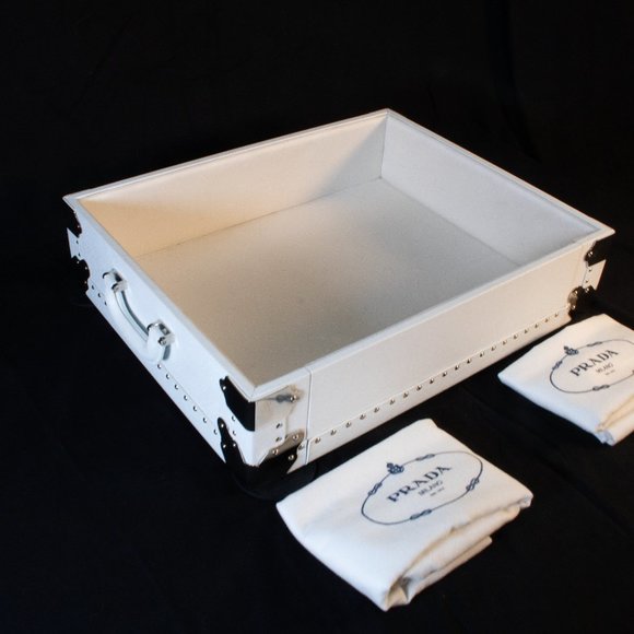 White Prada Serving Trunk - Picture 8 of 13